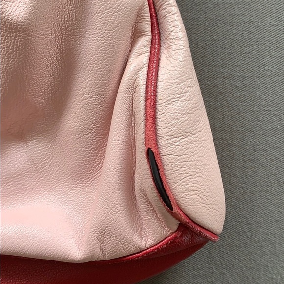 Isabella Fiore Red and Pink Floral Bag - Picture 6 of 11